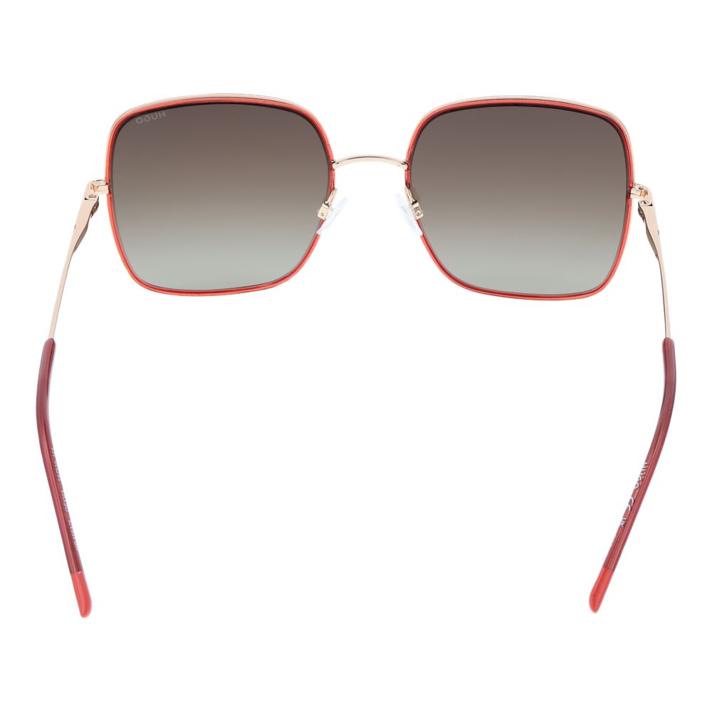 Hugo Boss Rote Frauen-Sonnenbrille – Bild 3