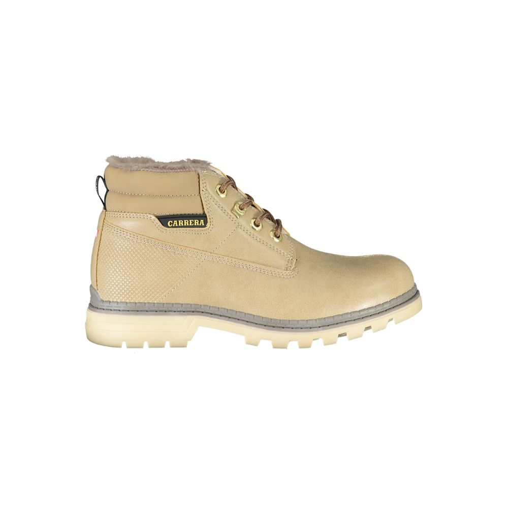 Carrera Beige Polyester-Stiefel