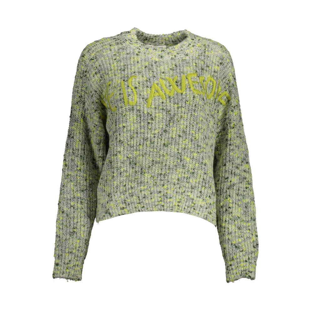 Desigual Grüner Polyester-Pullover