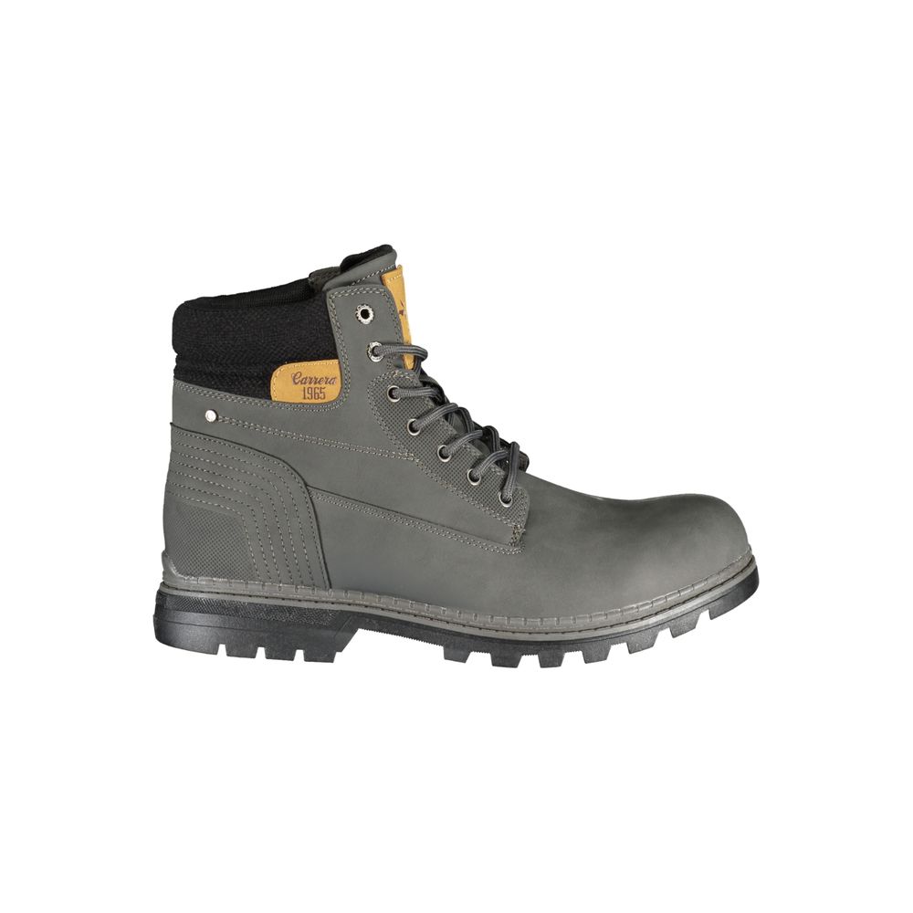 Carrera Grauer Polyester-Stiefel