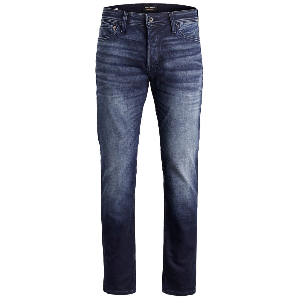 Jack Jones Relaxed Fit Jeans aus blauer Baumwolle