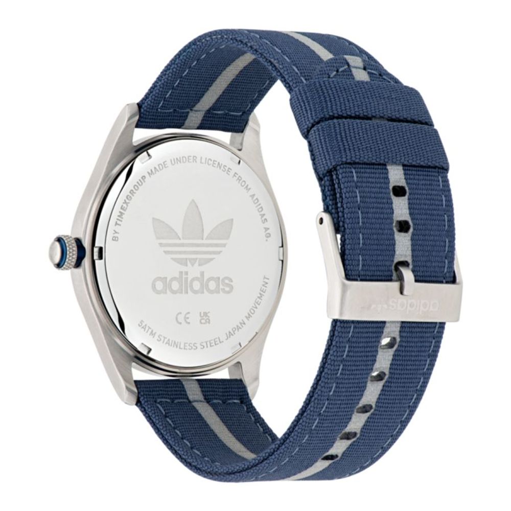 Adidas Blaue Stoffuhr – Bild 2