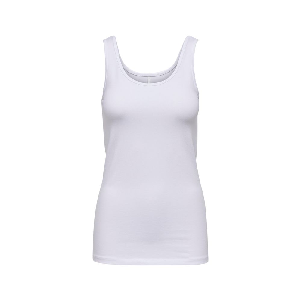 Only WeiĂes Baumwoll-Tank-Top