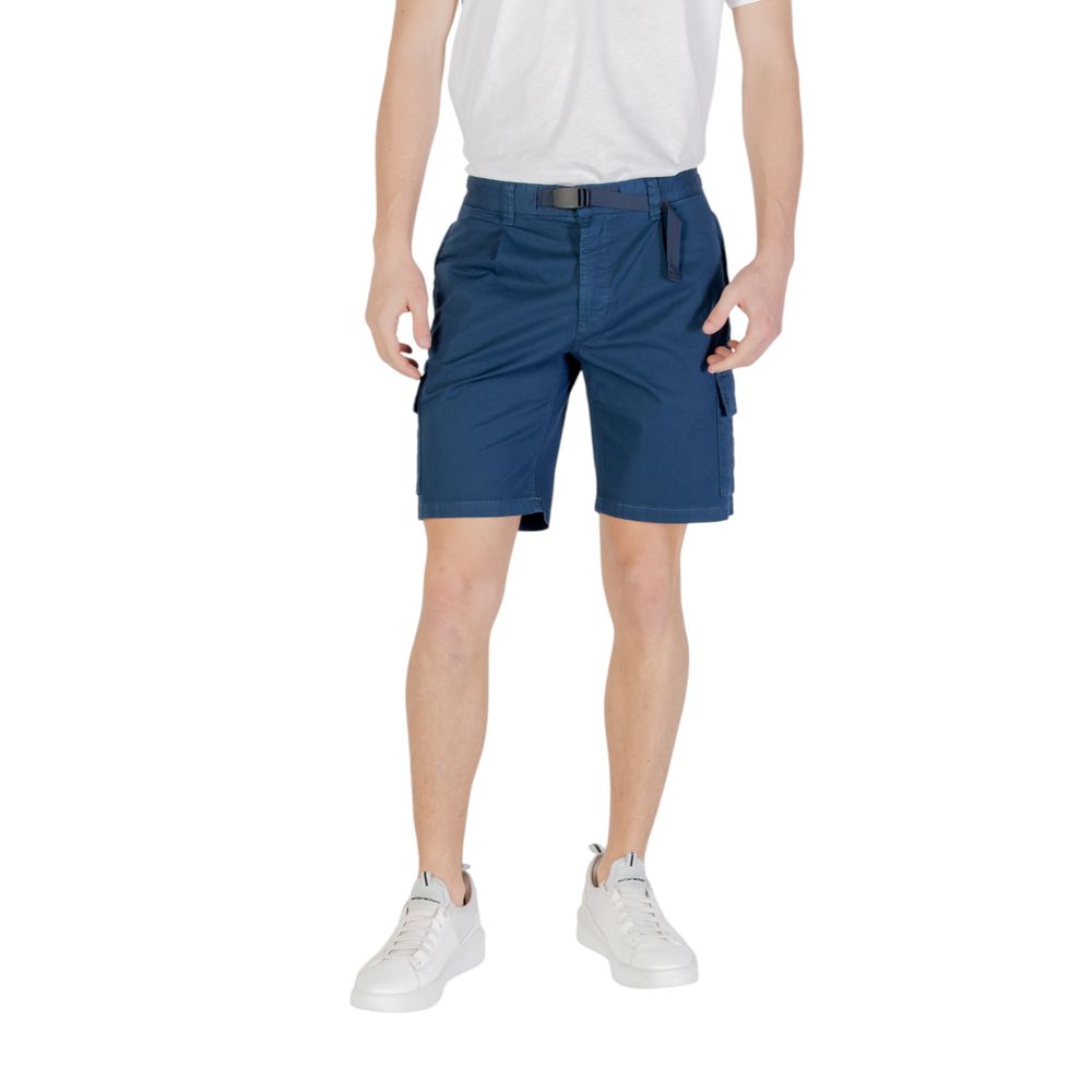Hugo Boss Blaue Baumwoll-Bermudas