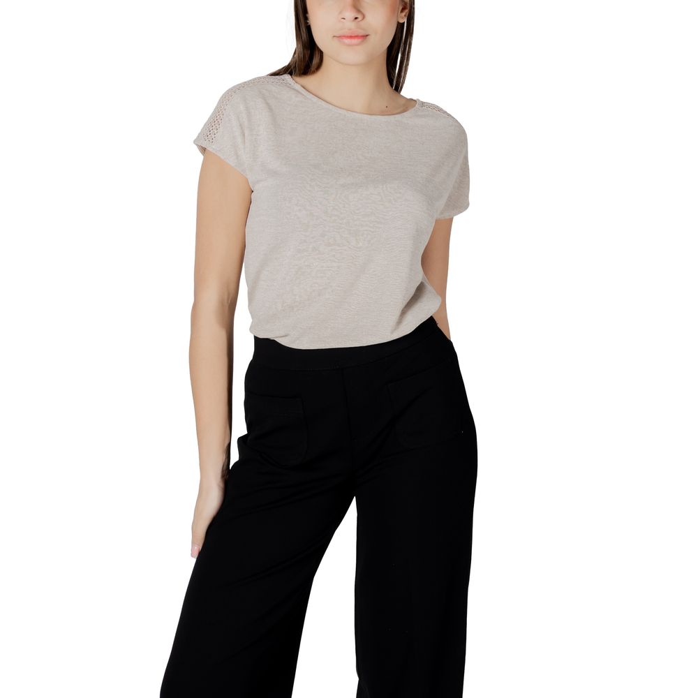 Street One T-Shirt aus beigem Polyester – Bild 5