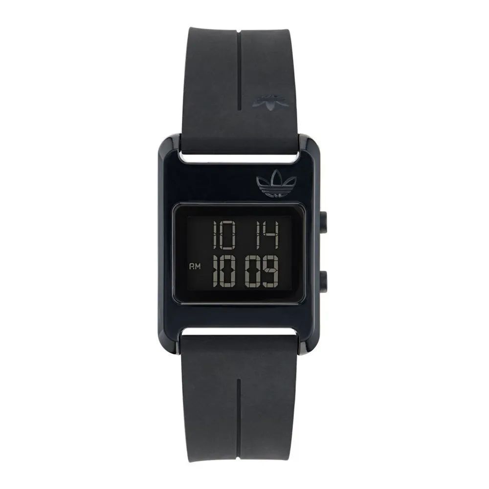 Adidas Schwarze Synthetik Digitaluhr
