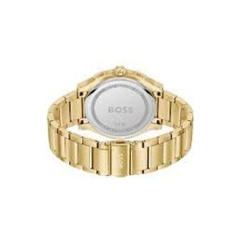 Hugo Boss Goldene Edelstahl-Dress-Watch – Bild 2