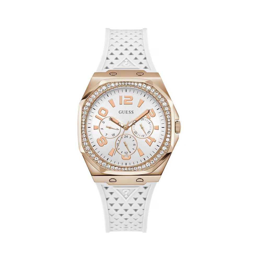 Guess Weiße Synthetik-Armbanduhr