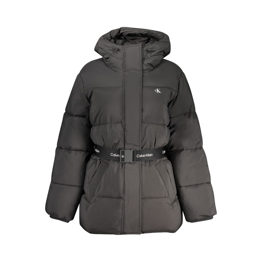 Calvin Klein Schwarze Nylon-Jacken & MĂ€ntel