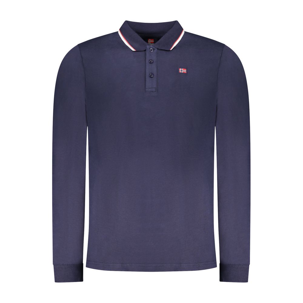 Norway 1963 Baumwoll-Poloshirt in Blau