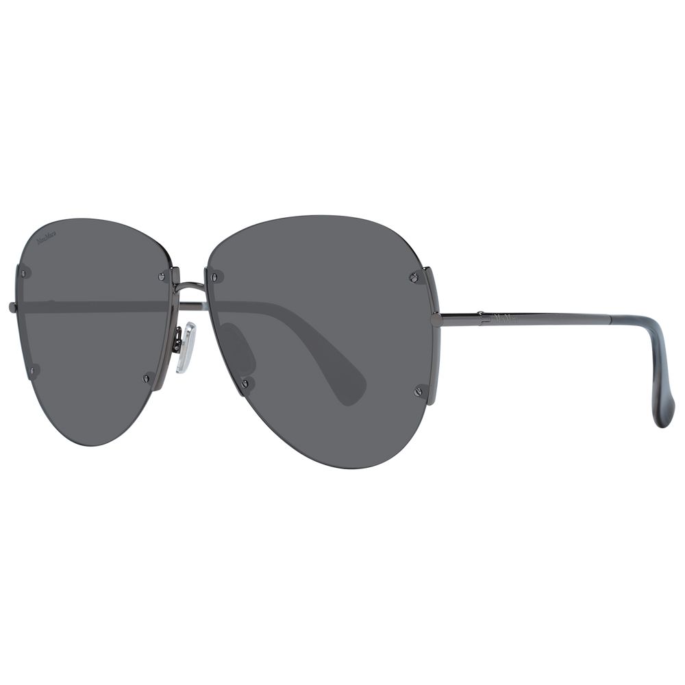 Max Mara Graue Metall-Sonnenbrille