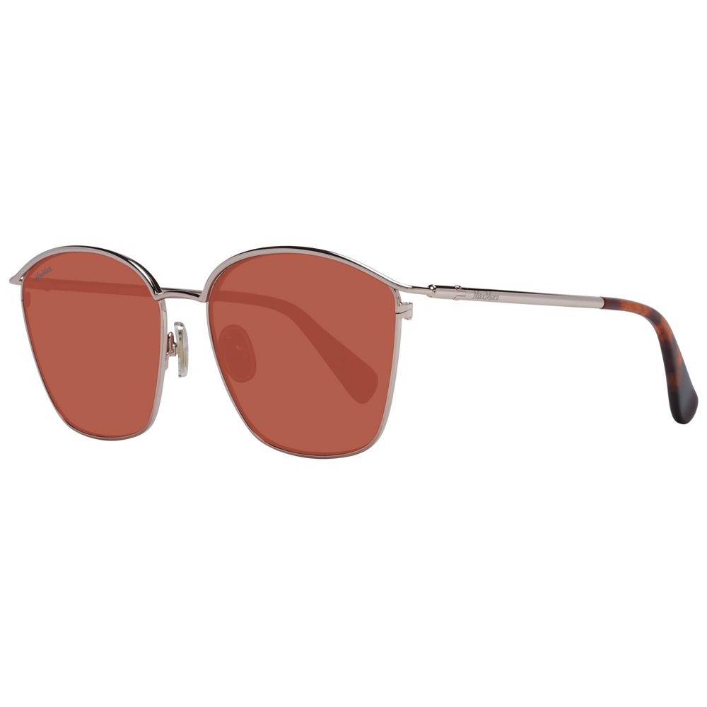 Max Mara Sonnenbrille aus Roségold-Metall