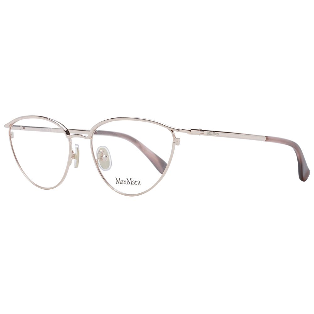 Max Mara Roségoldene Metallbrille (Gestelle)