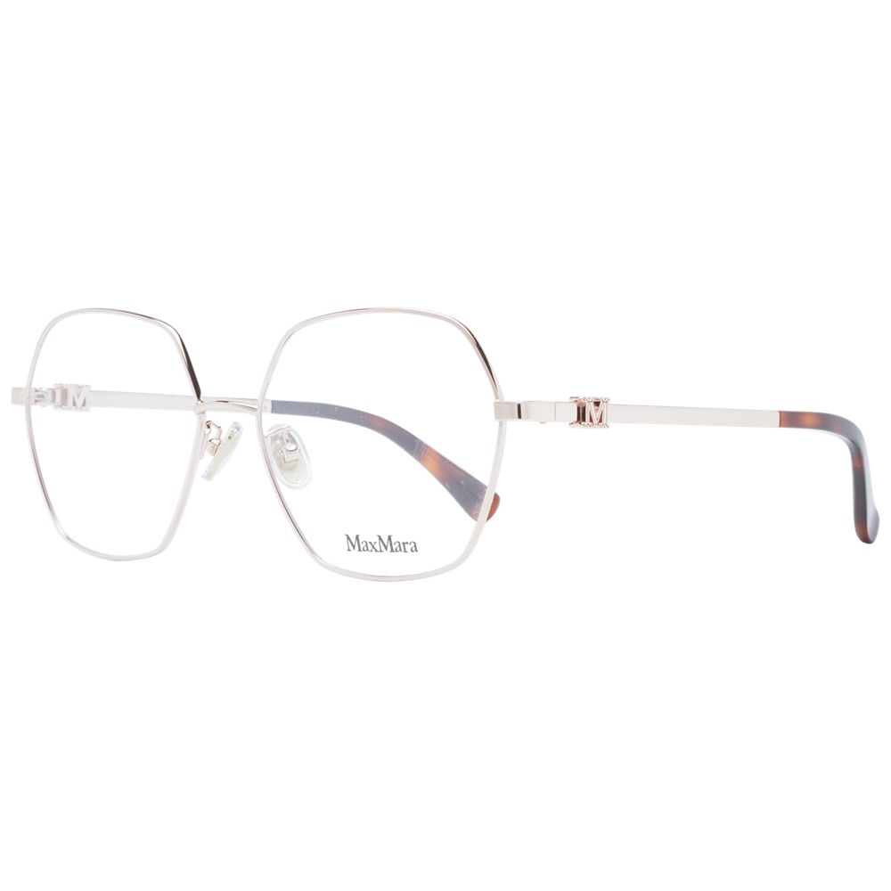 Max Mara Roségoldene Metallbrille (Rahmen)
