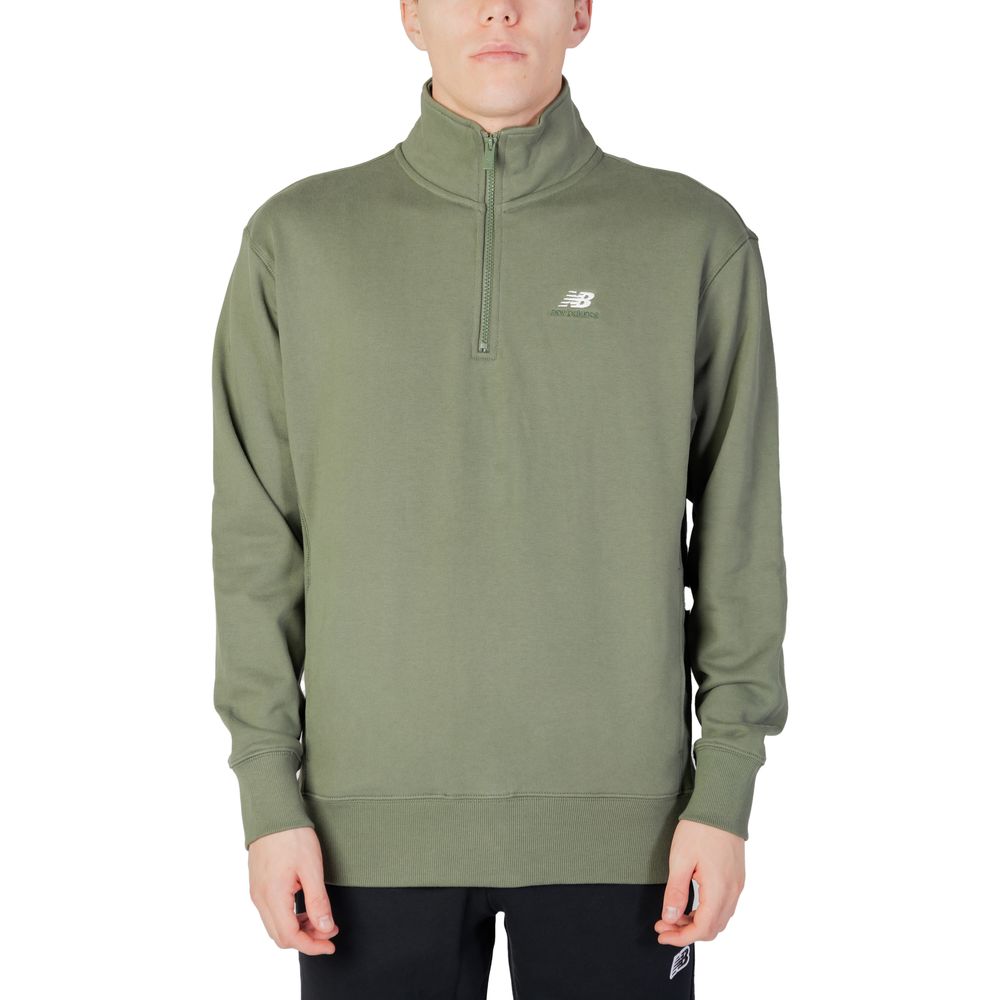 New Balance Grünes Baumwoll-Sweatshirt