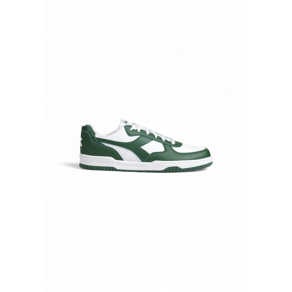 Diadora Grüner Kunstleder-Sneaker