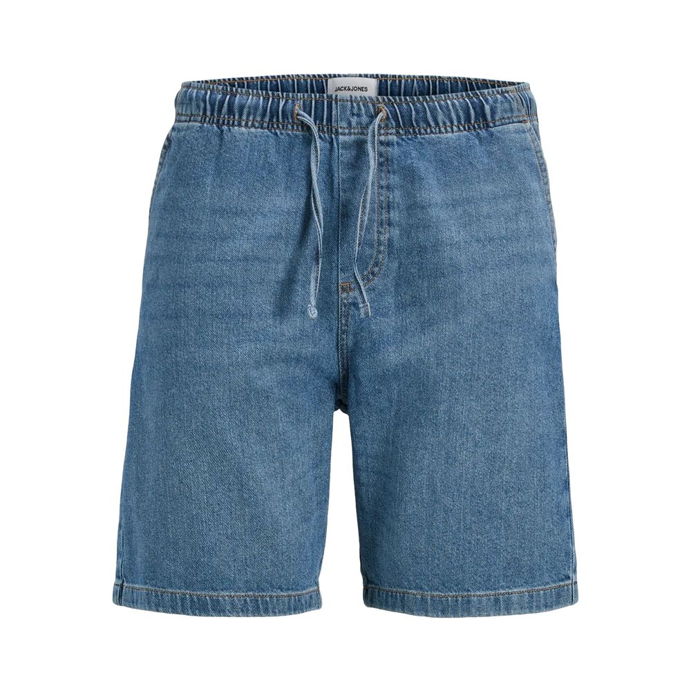Jack Jones Hellblaue Baumwoll-Bermudas
