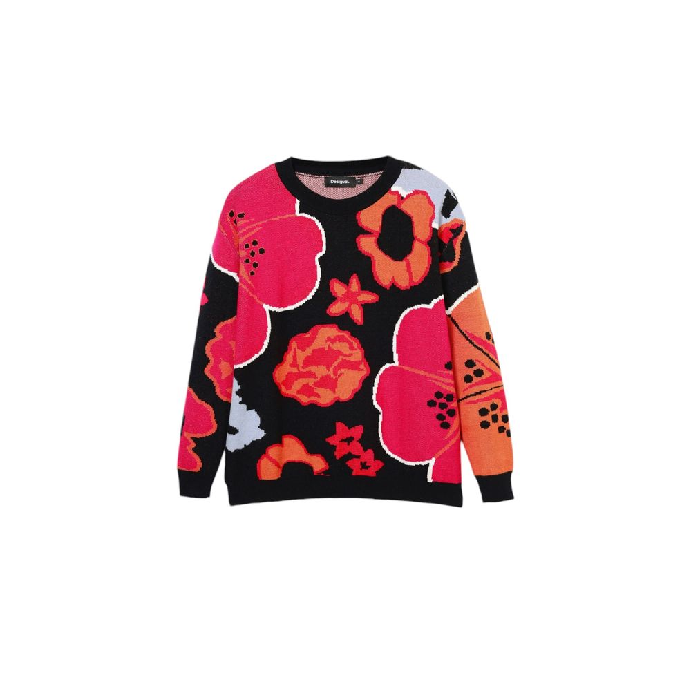 Desigual Schwarzer Polyamid-Pullover
