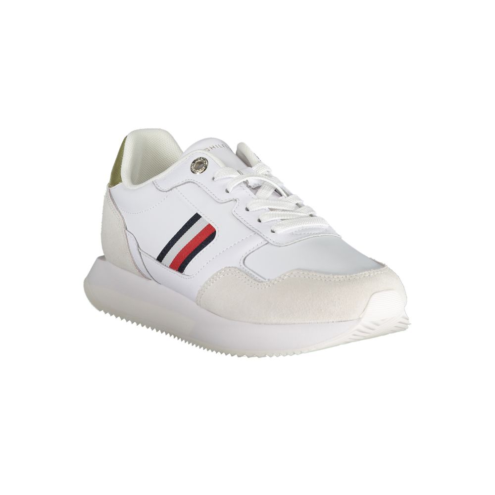 Tommy Hilfiger Weißes Leder Damen Sneaker – Bild 3