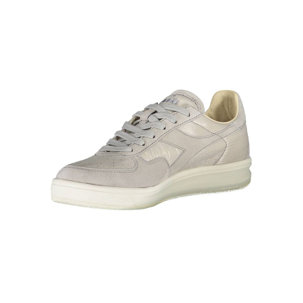 Diadora Graue Leder Damen Sneaker – Bild 3