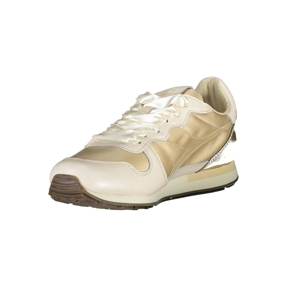 Diadora Beige Leder Damen Sneaker – Bild 3