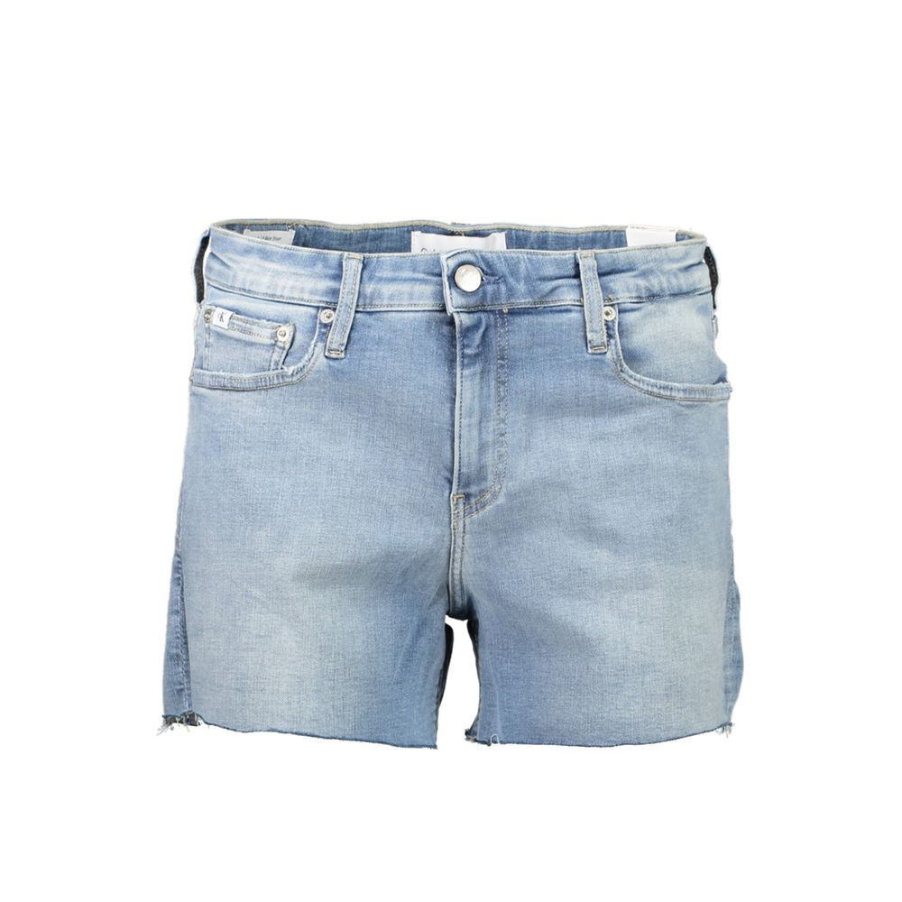 Calvin Klein Hellblaue Baumwolle Damen Shorts