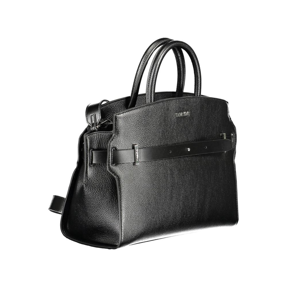 Calvin Klein Schwarz Polyethylen Frauen Handtasche – Bild 3