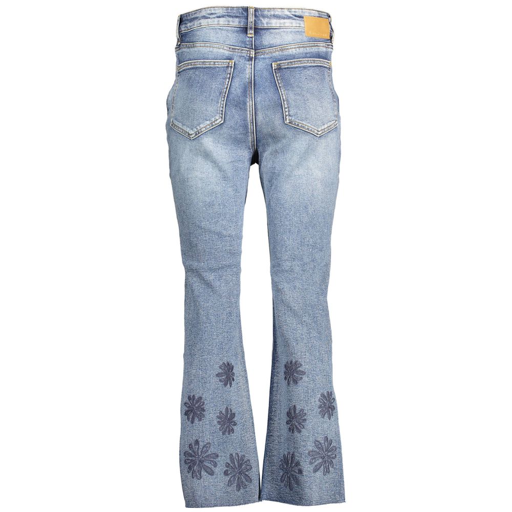Desigual Blaue Baumwolle Frauen Jeans – Bild 2