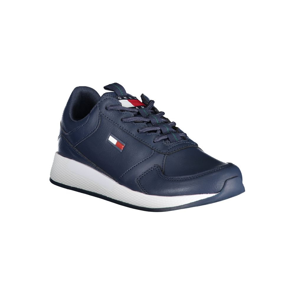 Tommy Hilfiger Blaue Polyethylen Herren Sneaker – Bild 2