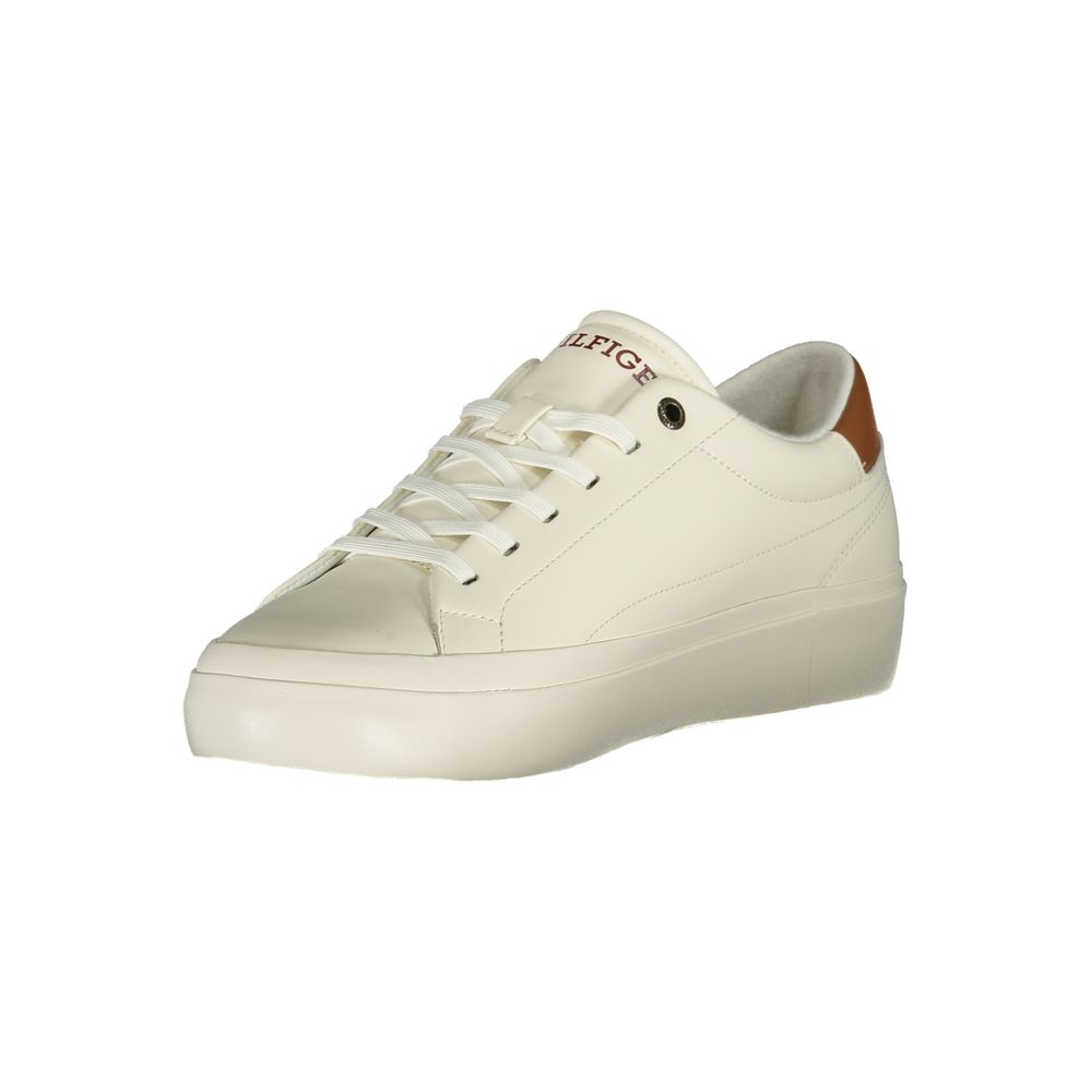 Tommy Hilfiger Weißes Polyethylen Herren Sneaker – Bild 3