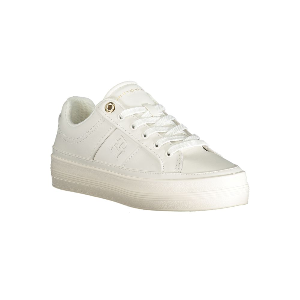 Tommy Hilfiger Weißes Polyethylen Damen Sneaker – Bild 2