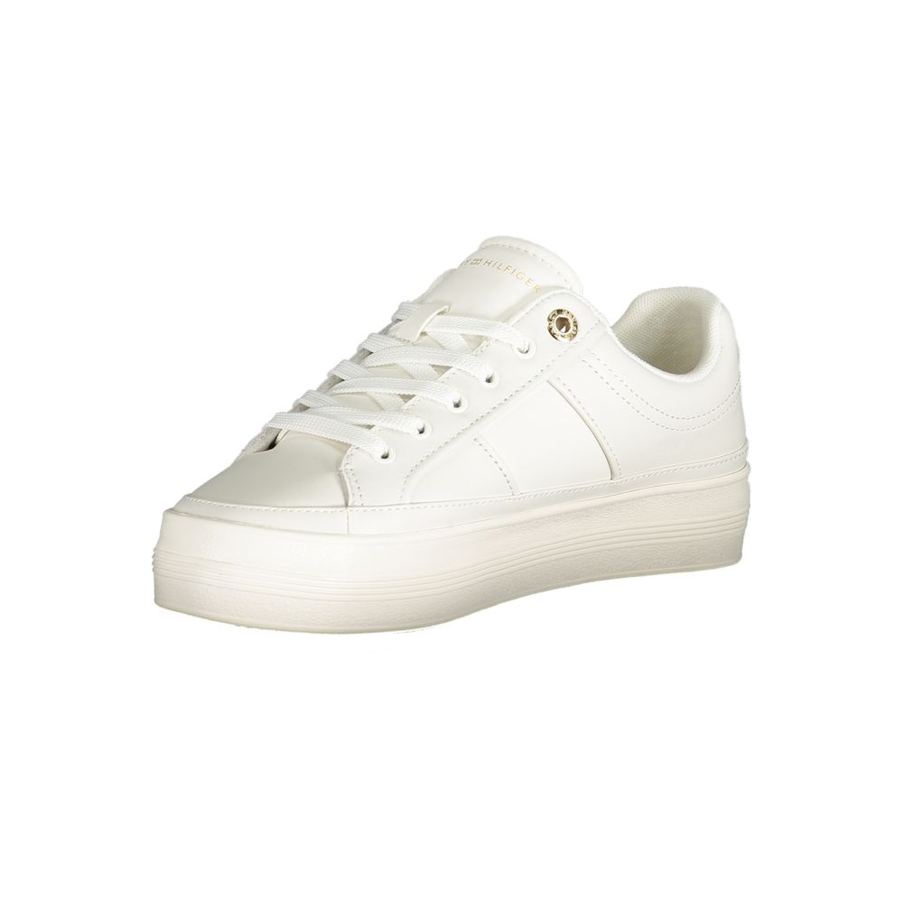 Tommy Hilfiger Weißes Polyethylen Damen Sneaker – Bild 3