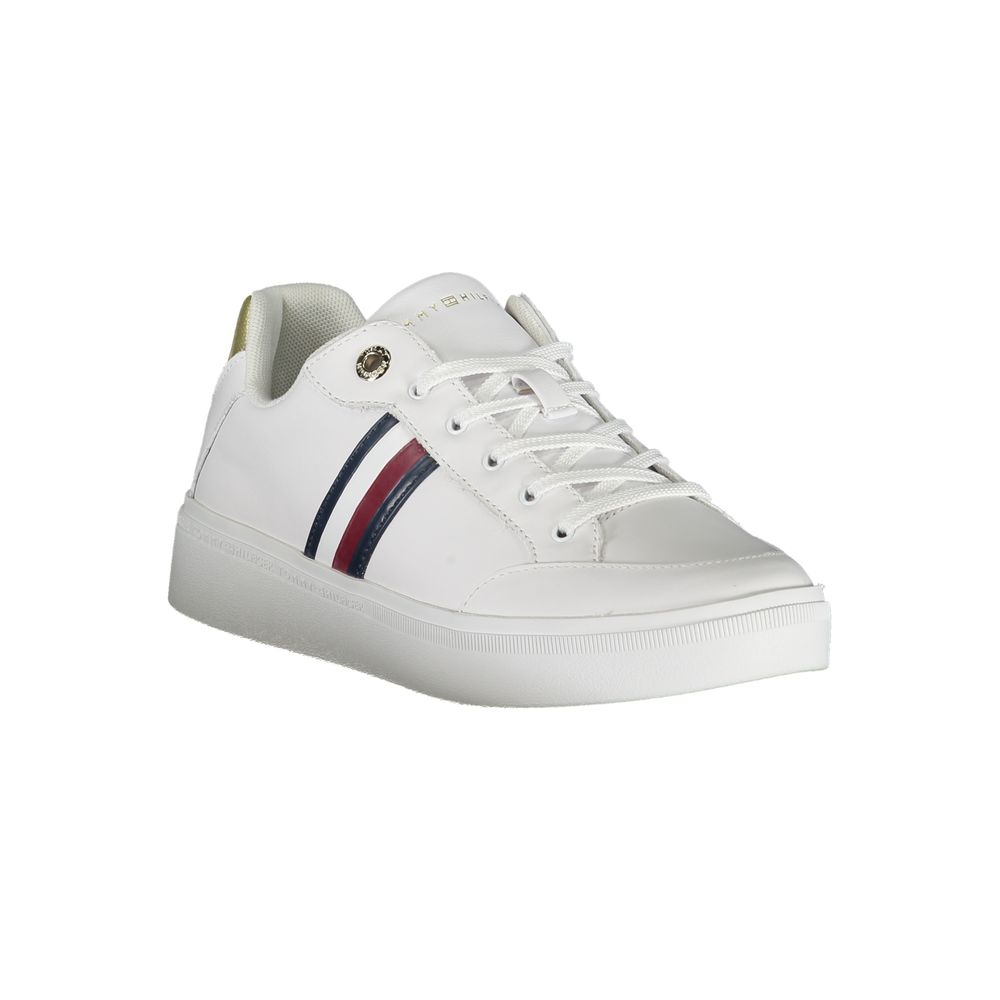 Tommy Hilfiger Weißes Leder Damen Sneaker – Bild 2