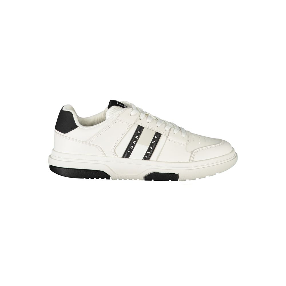 Tommy Hilfiger WeiĂes Polyethylen Herren Sneaker