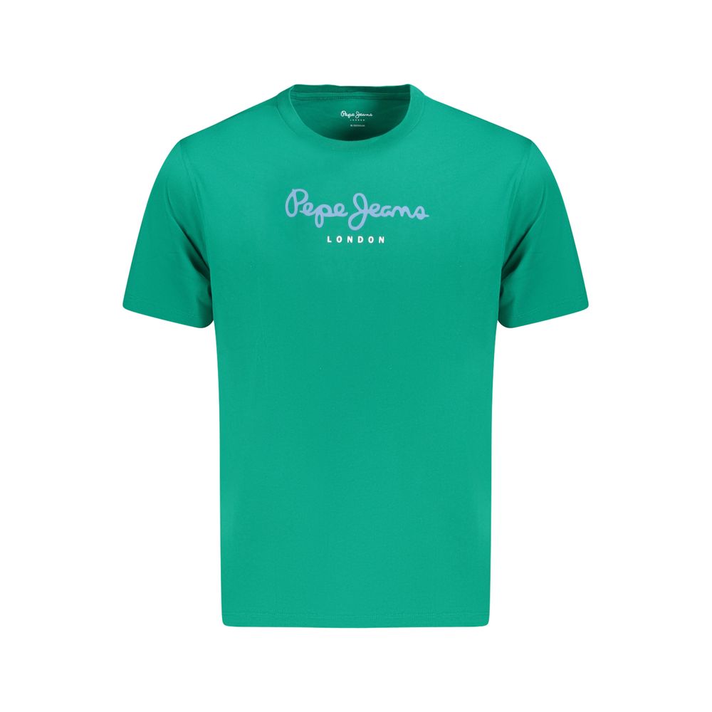 Pepe Jeans T-Shirt aus grüner Baumwolle