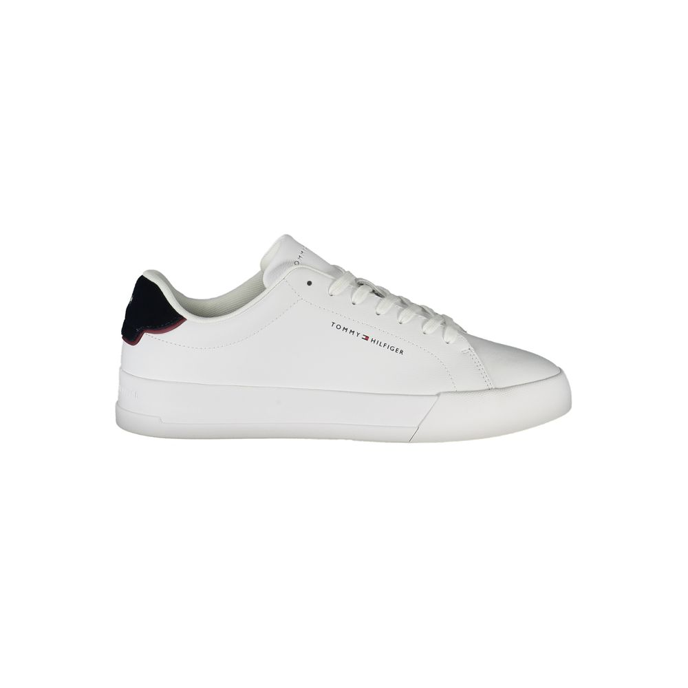 Tommy Hilfiger WeiĂes Polyethylen Herren Sneaker