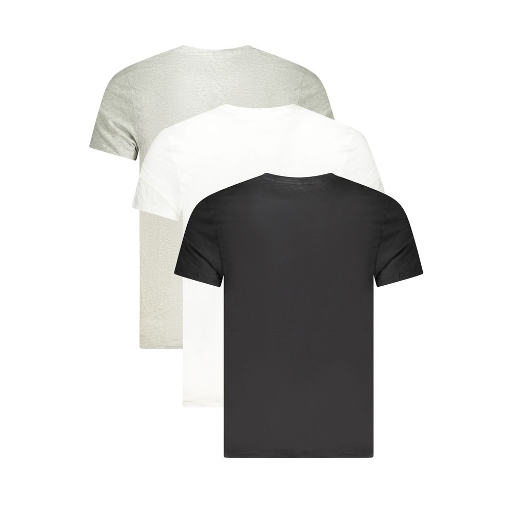 Calvin Klein Graues Baumwolle Männer T-Shirt – Bild 2