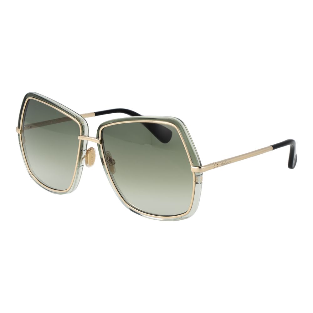 Max Mara Grüne Metall-Sonnenbrille