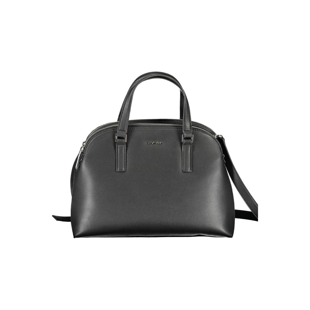 Calvin Klein Schwarze Polyester Handtasche