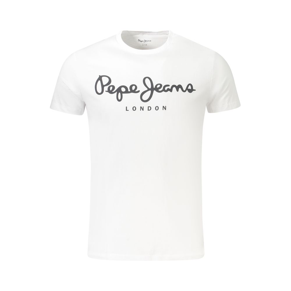 Pepe Jeans Baumwoll-T-Shirt in Weiß