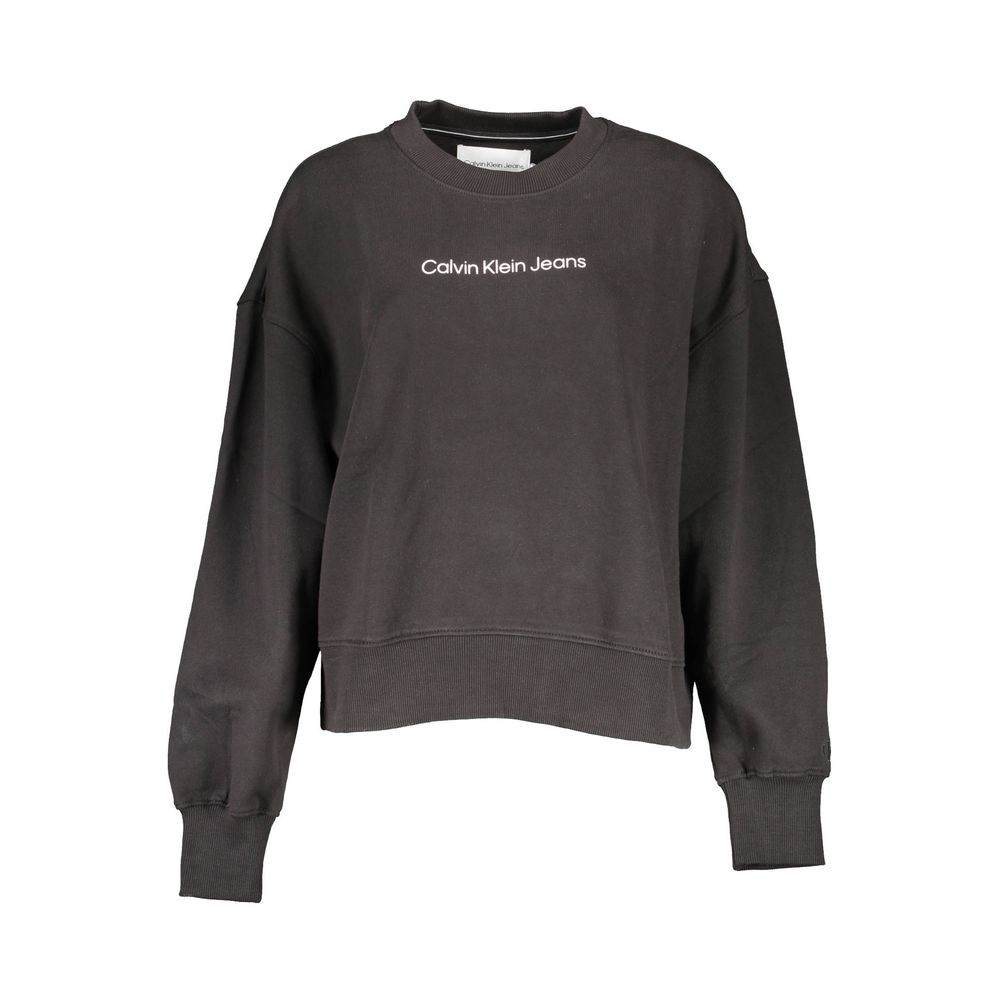 Calvin Klein Schwarzer Baumwollpullover