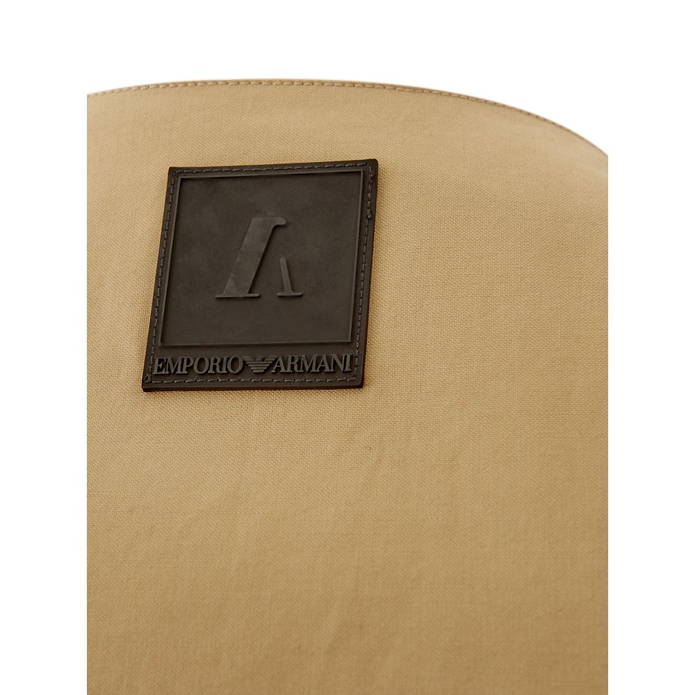 Emporio Armani Braunes Baumwoll-T-Shirt – Bild 4