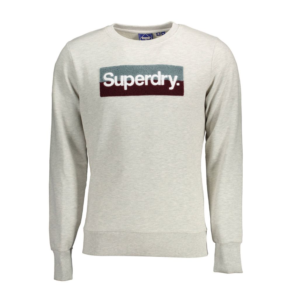 Superdry Grauer Baumwollpullover