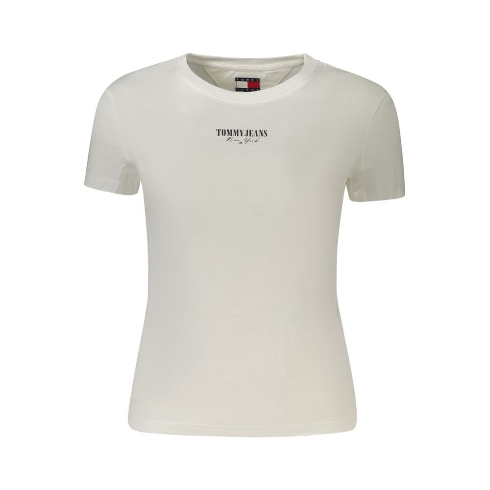Tommy Hilfiger WeiĂes T-Shirt aus Baumwolle fĂŒr Frauen