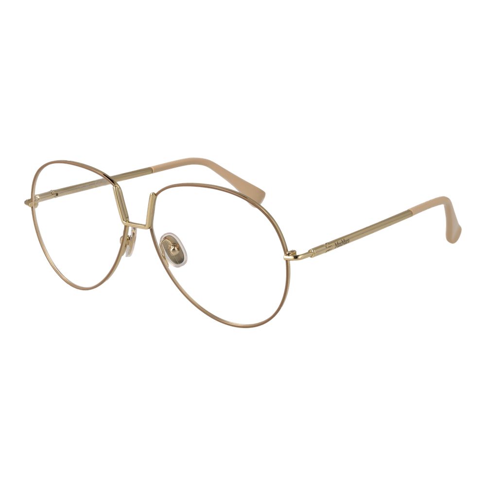 Max Mara Beige Metallbrille (Gestell)