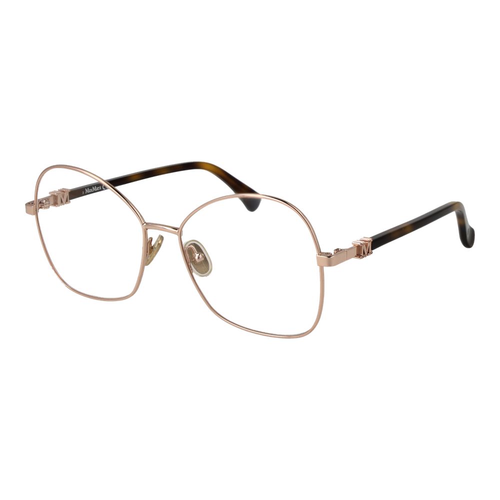 Max Mara Brille mit roségoldenem Metallrahmen