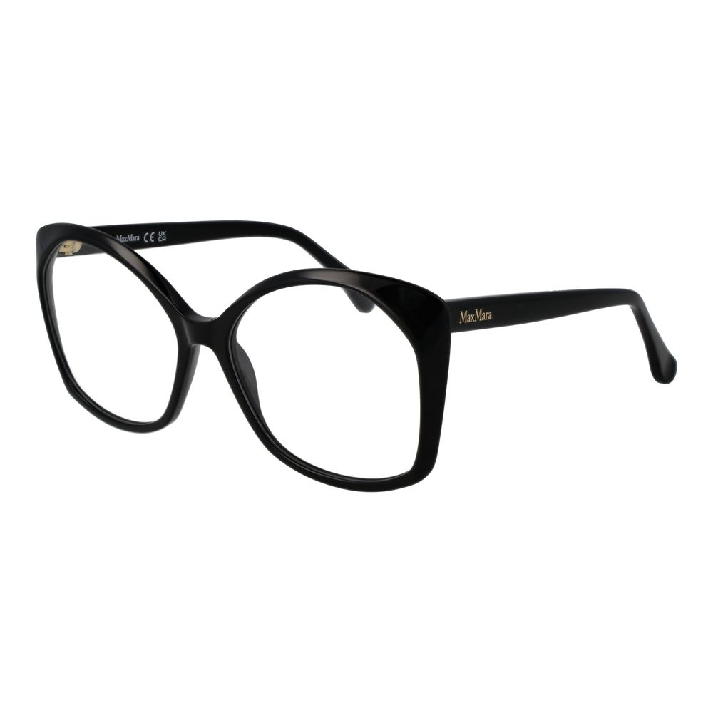 Max Mara Schwarze Acetat-Brille (Rahmen)
