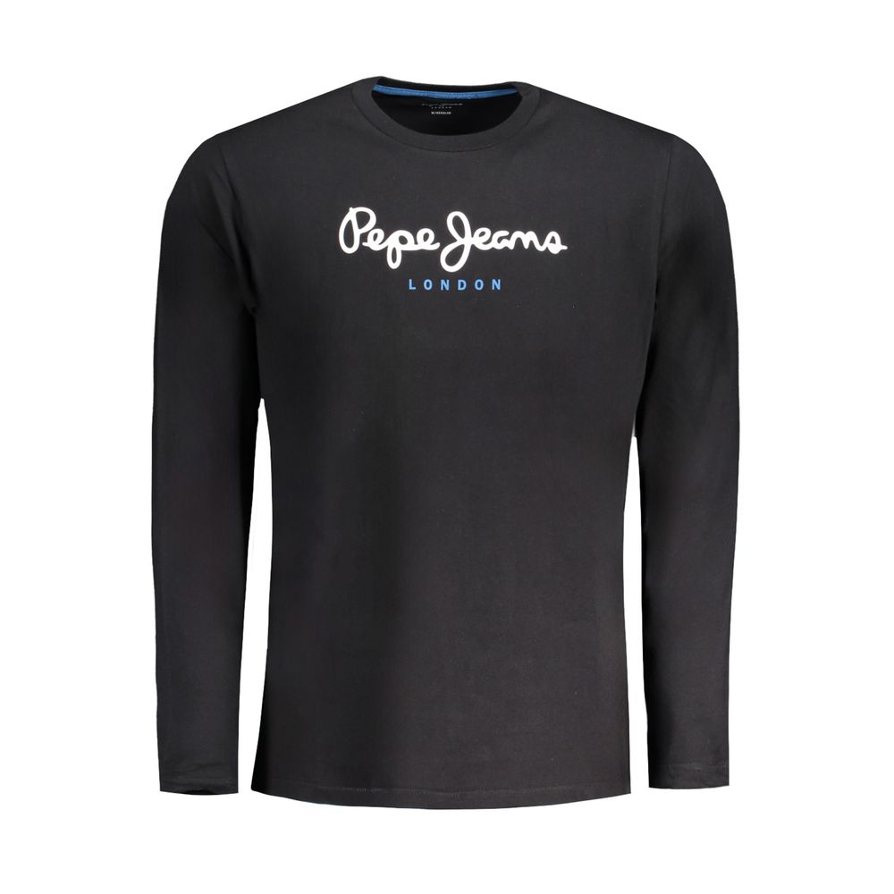 Pepe Jeans Schwarzes T-Shirt aus Baumwolle
