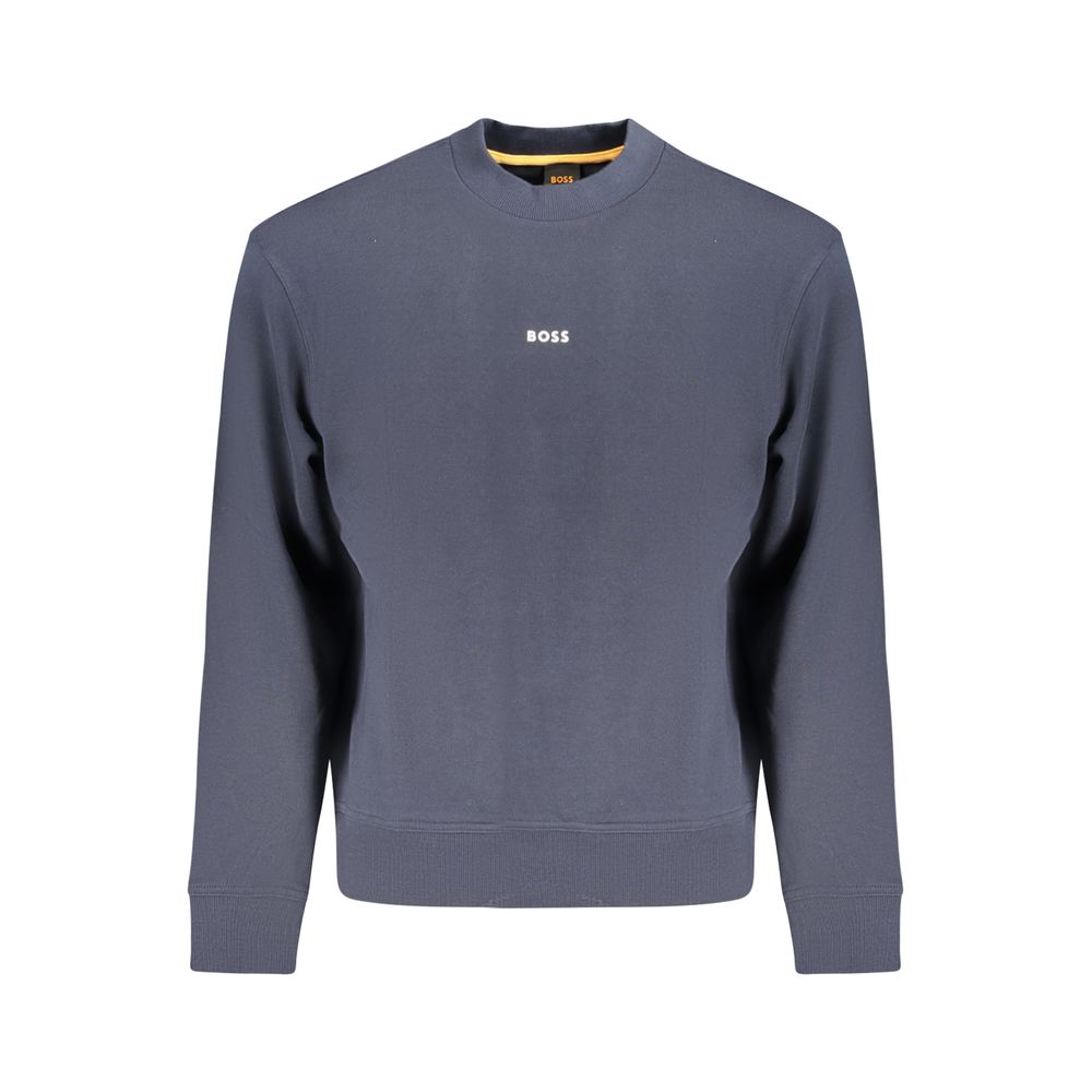 Hugo Boss Blauer Baumwollpullover für Männer