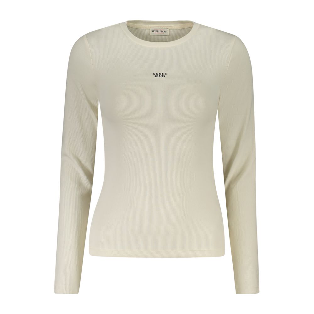 Guess Jeans Weißes T-Shirt aus Baumwolle für Frauen
